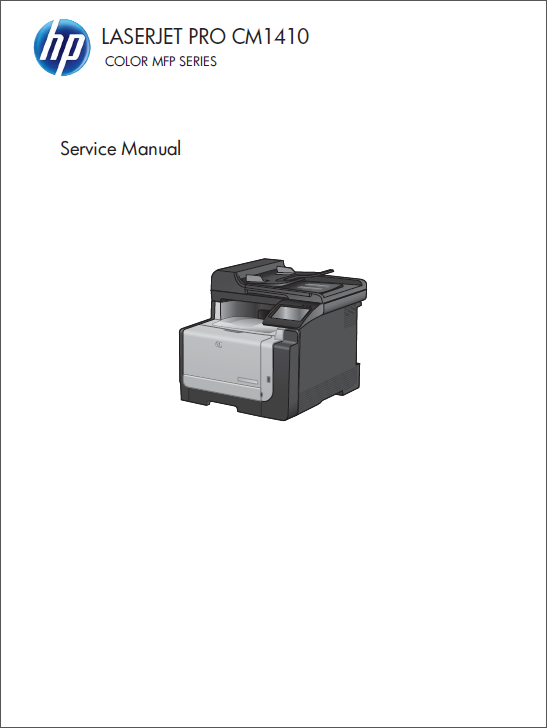 HP Color LaserJet CM1410 Service Manual-1